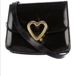 Moschino vintage leather crossbody bag